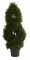 Nearly Natural Indoor/Outdoor Double Pond Cypress Spiral Artificial Topiary Tree, UV Resistant